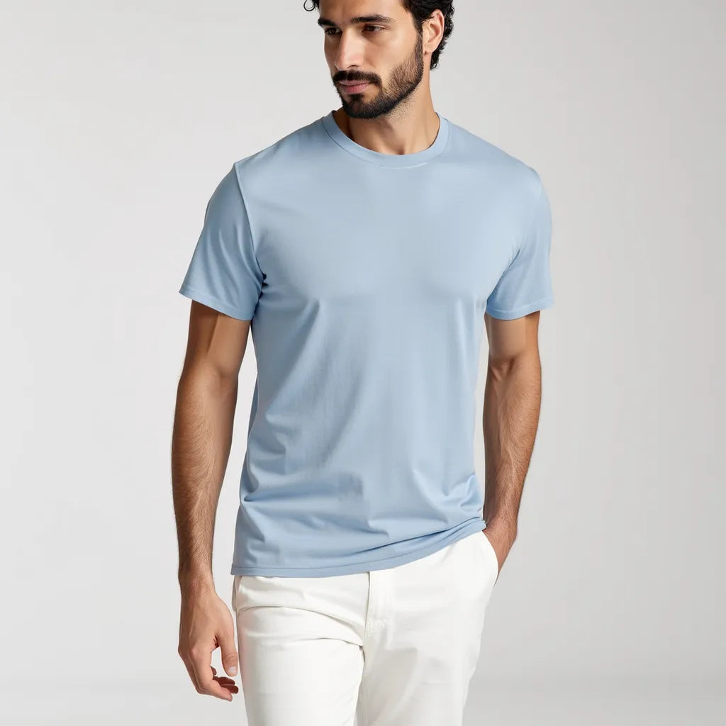 T-Shirt Horizon Bleu