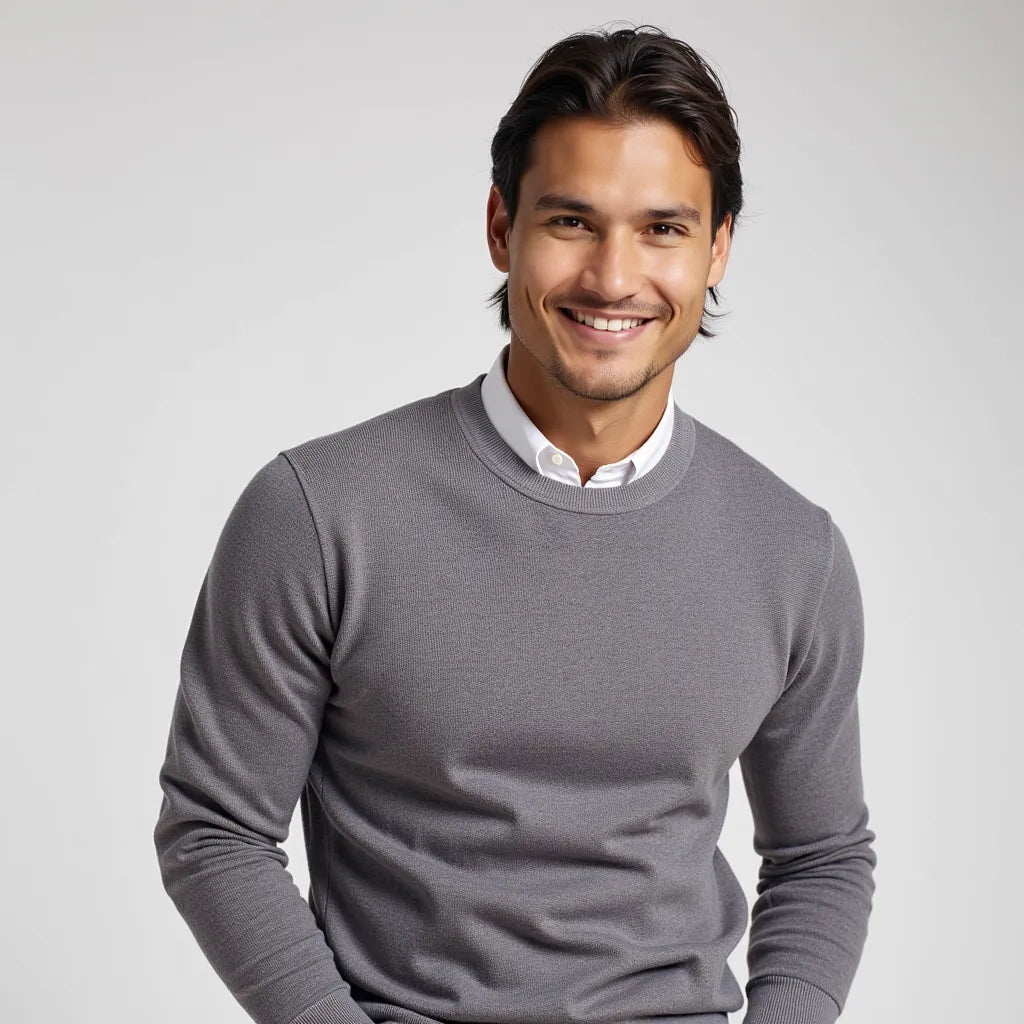 Elegant Grey Sweater