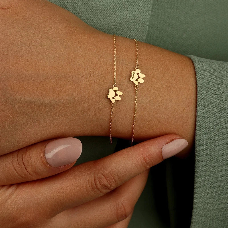 Bracelet Patte (+ Gravure Offerte) - MaPatte™