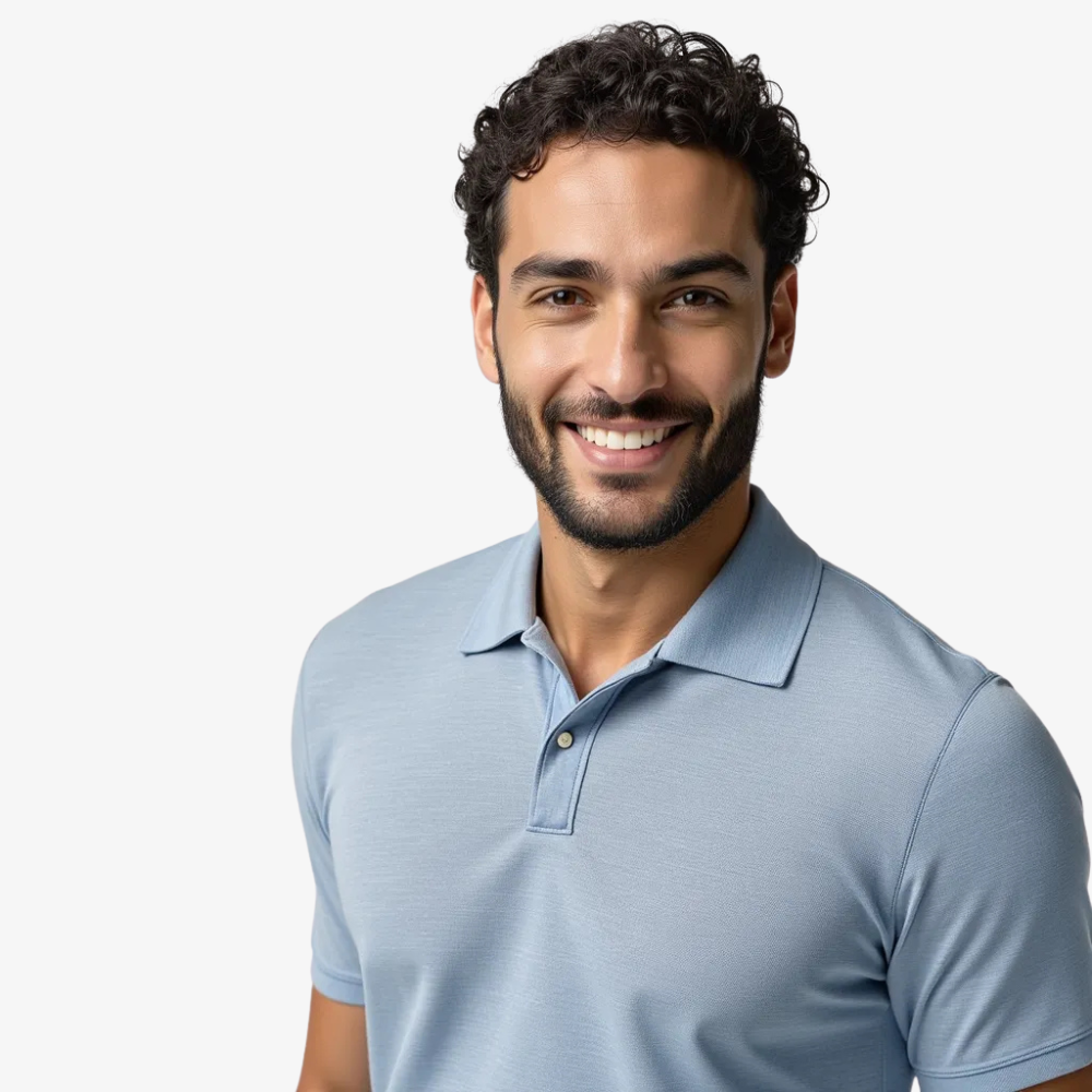 Polo Aerolis Bleu Brume