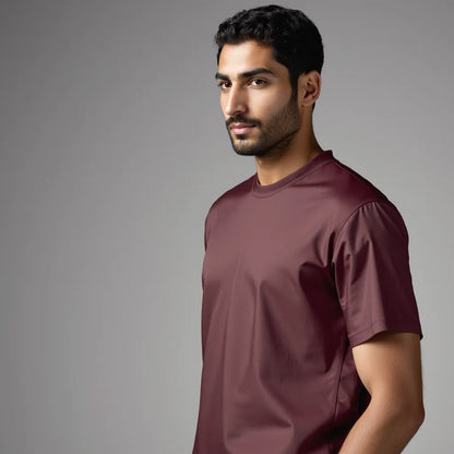 T-Shirt Élégance Bordeaux