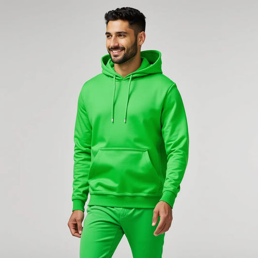 Plain Neon Green Hoodie