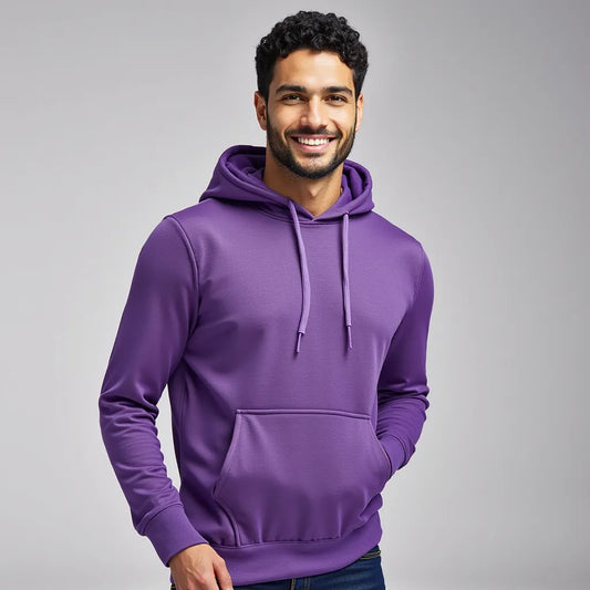 Plain Purple Hoodie