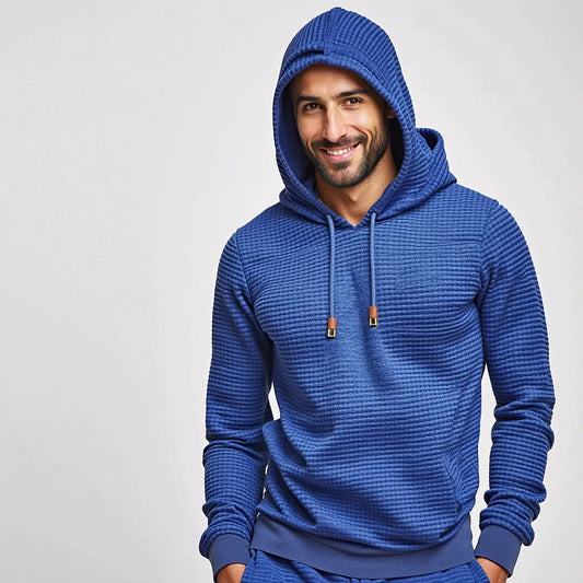 Sweat à Capuche Polaire Light Blue Ultra-Doux