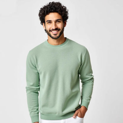 Pull en maille fine vert pastel