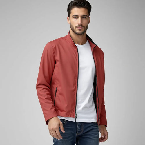 Blouson Homme Rouge Brique