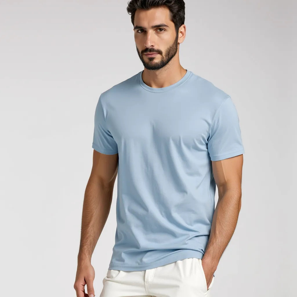 T-Shirt Horizon Bleu