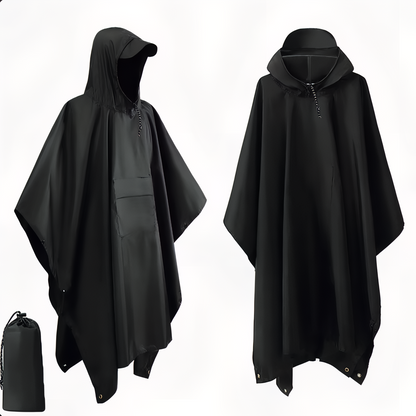 Hiking rain poncho