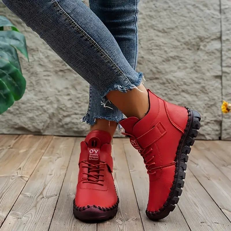 Maya - Non-slip Leather High Shoes