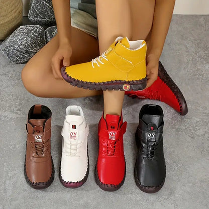 Maya - Non-slip Leather High Shoes