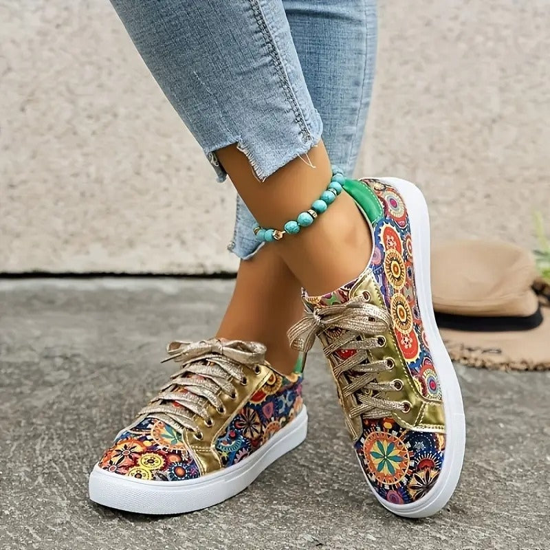 Baskets à Imprimé Floral
