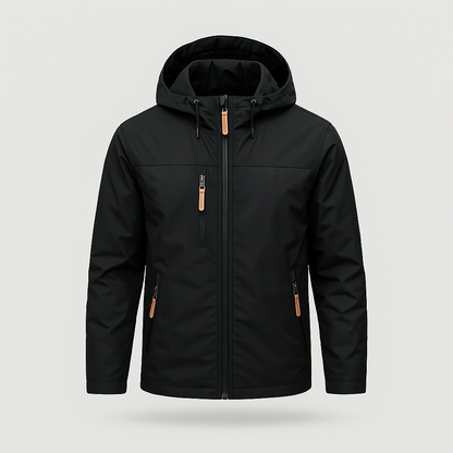 Men's Windproof Jacket with DWR Treatment |
