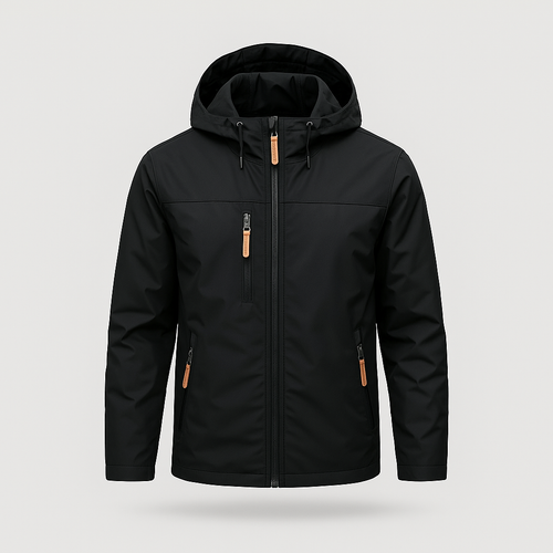 Men's Windproof Jacket with DWR Treatment |