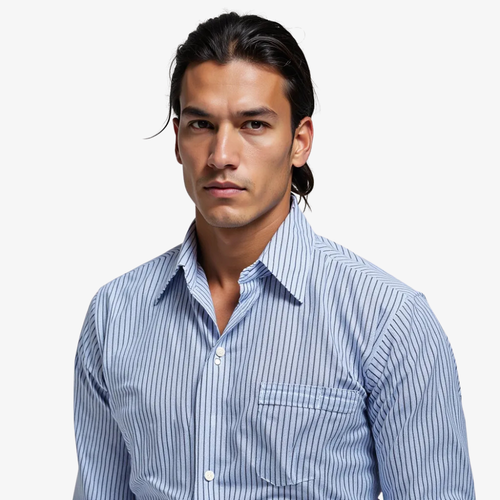 Chemise Blue Pinstripe