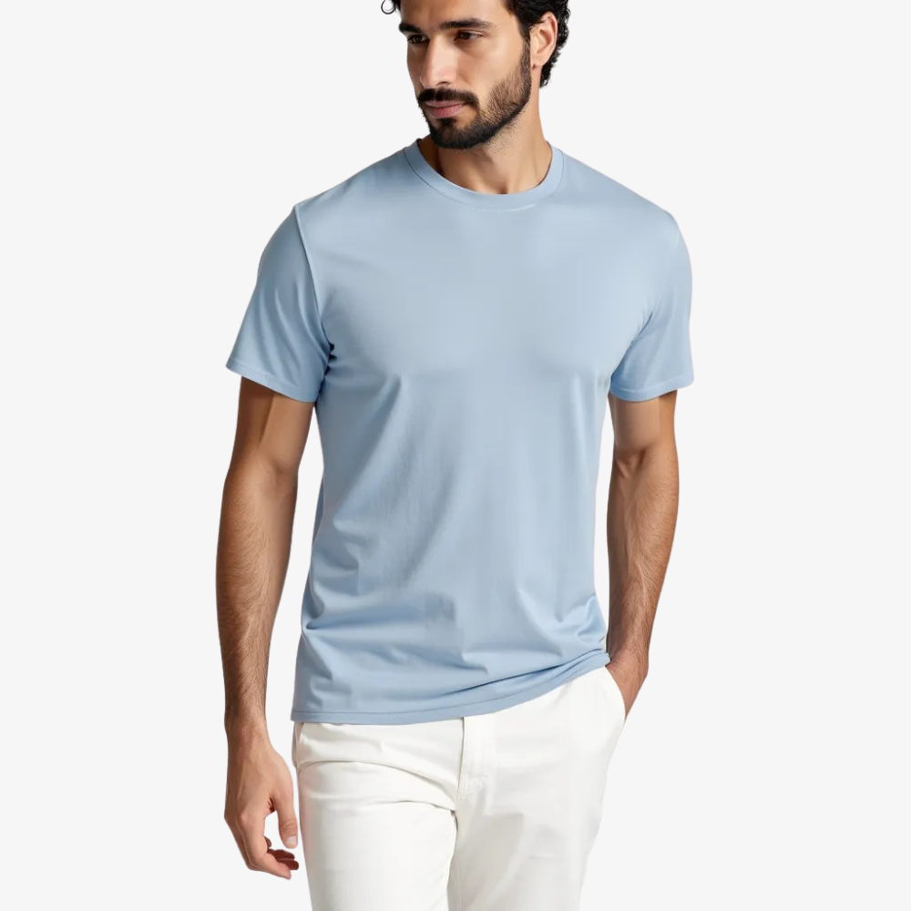 T-Shirt Horizon Bleu