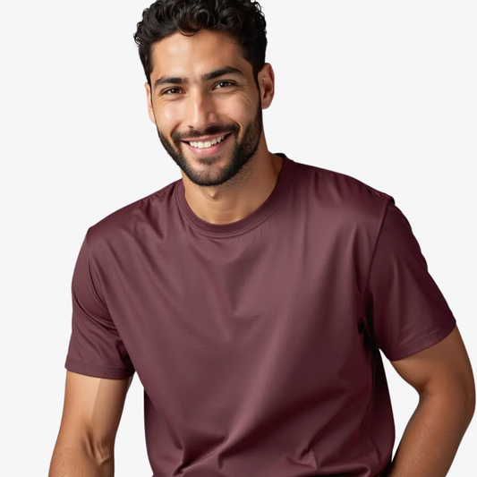 T-Shirt Élégance Bordeaux