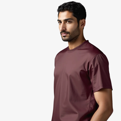 T-Shirt Élégance Bordeaux