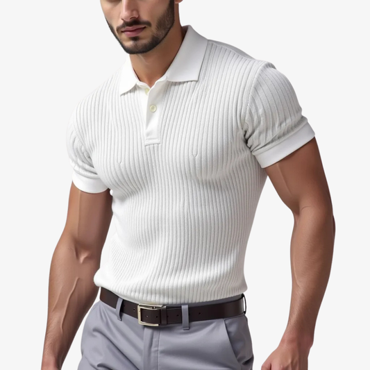 Polo Élégance Blanche
