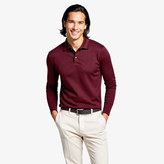 Polo Bordeaux Élégance