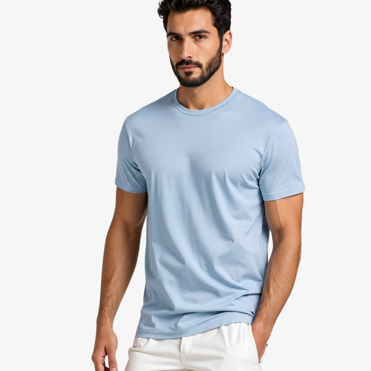 T-Shirt Horizon Bleu