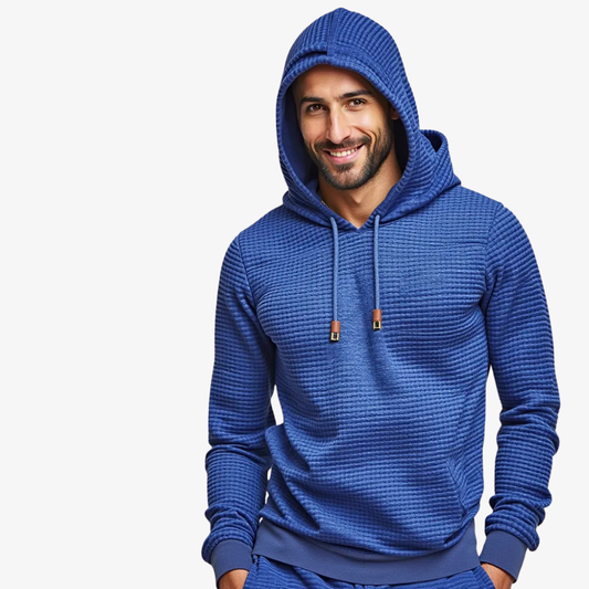 Sweat à Capuche Polaire Bleu Clair Ultra-Doux