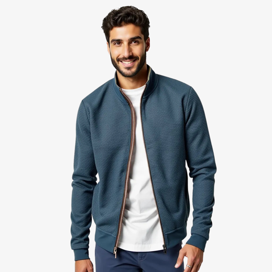 Veste Zippée Sport-Chic Bleu