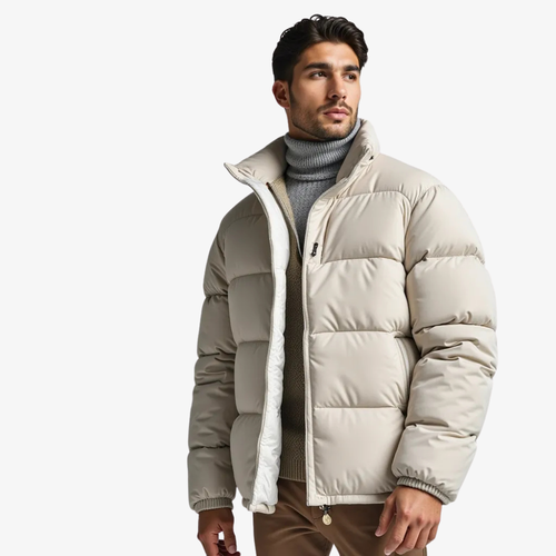 Doudoune Beige Ultra-Confort