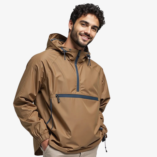 Veste coupe-vent imperméable avec capuche
