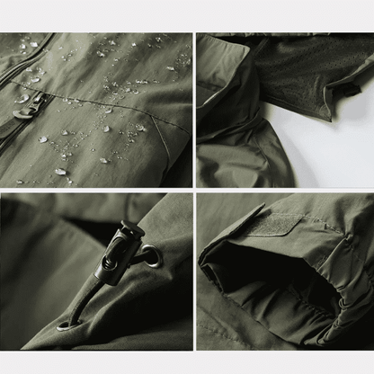 Men's Windproof Jacket with DWR Treatment |